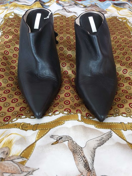 Saboti pantofi piele naturala H&M Zara Massimo Dutti Musette