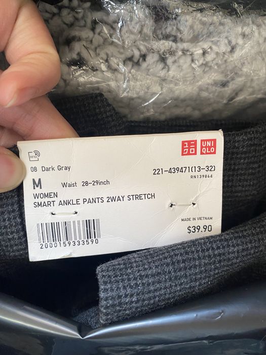 Uniqlo смарт брюки теплые