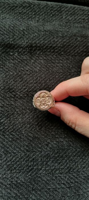 Цепь крест кольцо