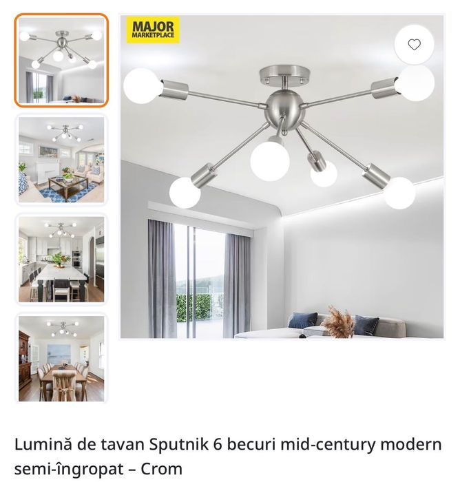 Vand lustre/aplici de tavan