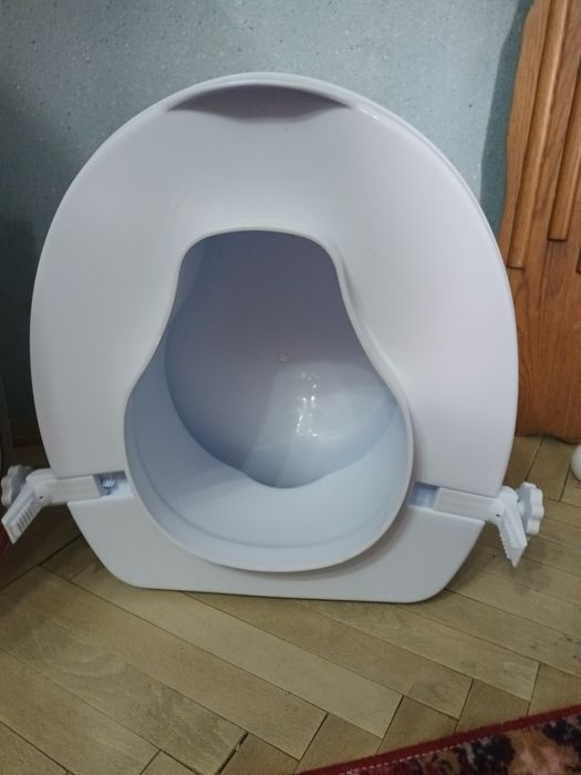 Înălțător vas wc cu capac, 15 cm, nou