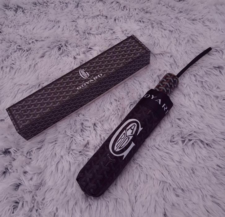 GOYARD чадър с кутия и калъф НОВ