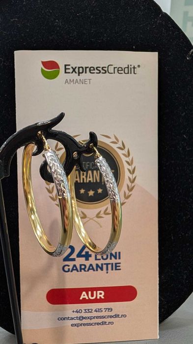 Cercei aur 14K 3.85gr (AG44) B:13443.2