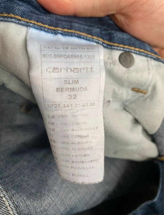 Blugi scurti Carhartt Bermuda