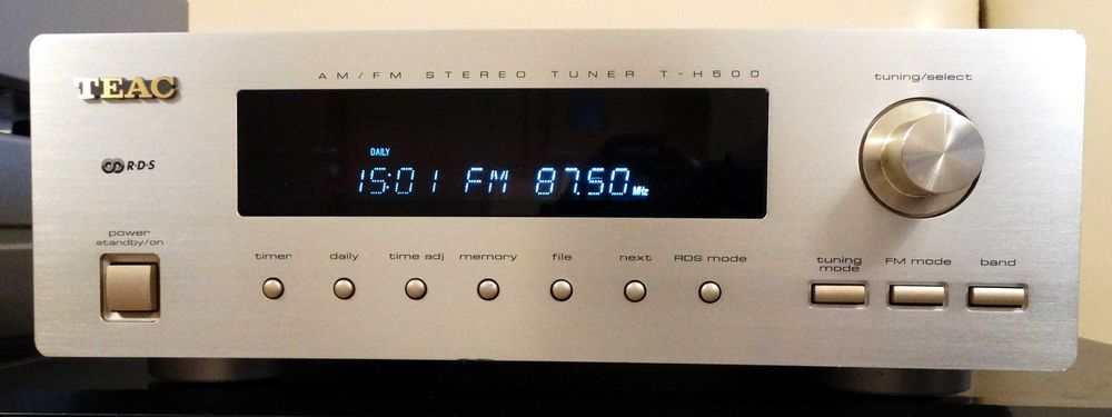 Tuner Teac T-H 500 (Radio) , Colour Gold , FM: 87.5 to 108 MHz