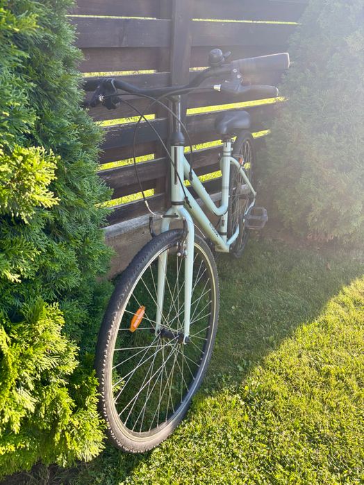 Bicicletă polivalentă Riverside 120 verde pal nouă Decathlon