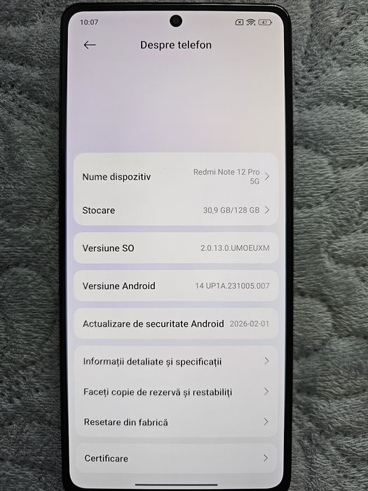 Xiaomi Redmi Note 12 Pro 5G Impecabil