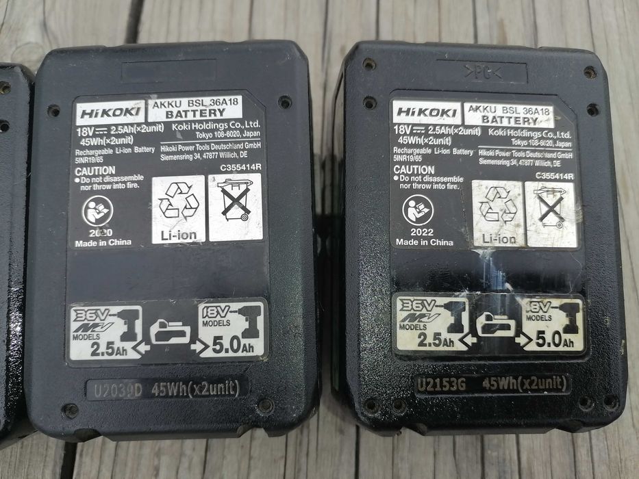 8 Acumulatori Multivolt 18/36/5ah NU Functioneaza !