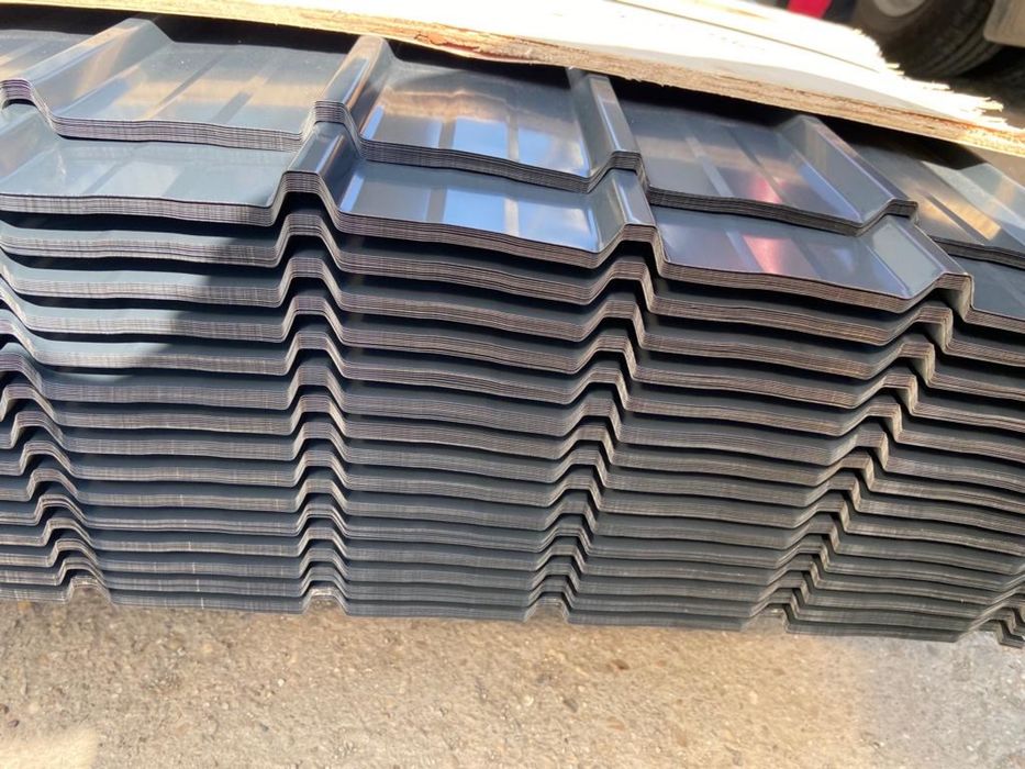 Tablă Cutată Gri Lucios produs Dedeman 2M grosime 0.3mm 0.4mm