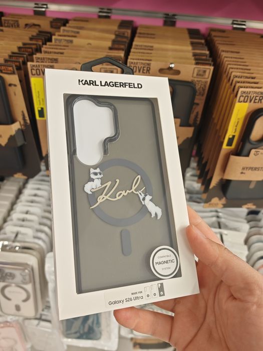 Samsung Galaxy S26 Ultra , S26 луксозен гръб Karl Lagerfeld