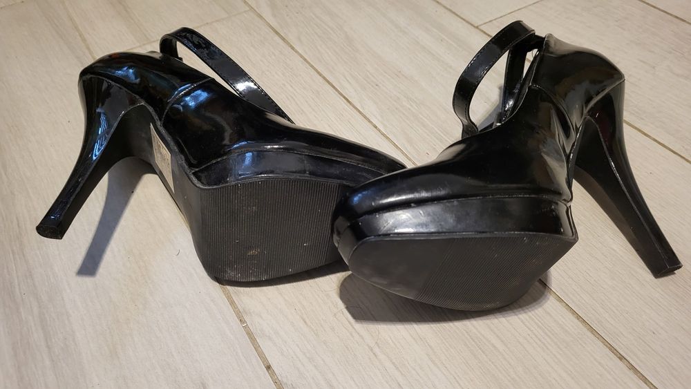 Pantofi dama, platforma, toc inalt, marime 39