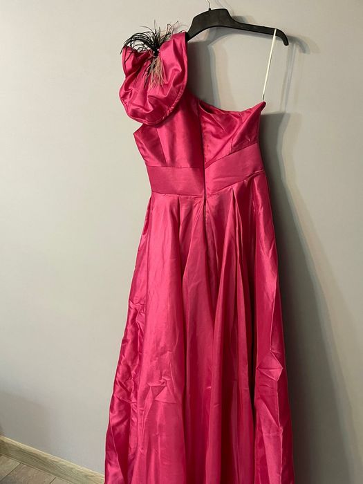 Rochie eleganta din tafta cu buzunare