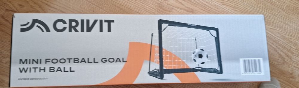 Мини футболна врата CRIVIT с топка – нова