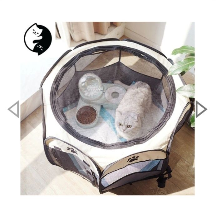 Сгъваема кошара за кучета и котки