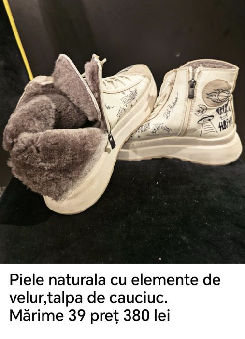 Ghete dama piele naturala