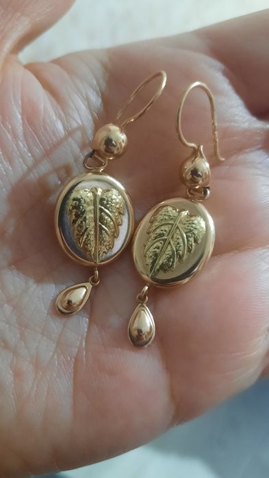 Продаю золотые серги самоварки