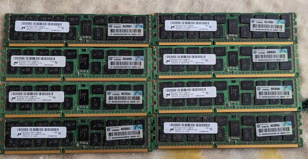 RAM Memorii Server (ECC) DDR3, intel XEON cpu