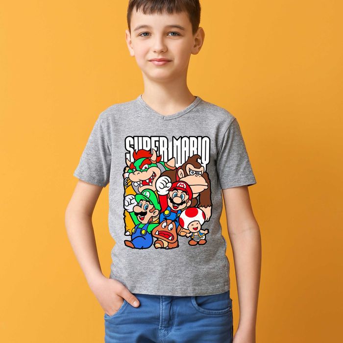 SUPER MARIO детски тениски , блузи и суитчъри СУПЕР МАРИО