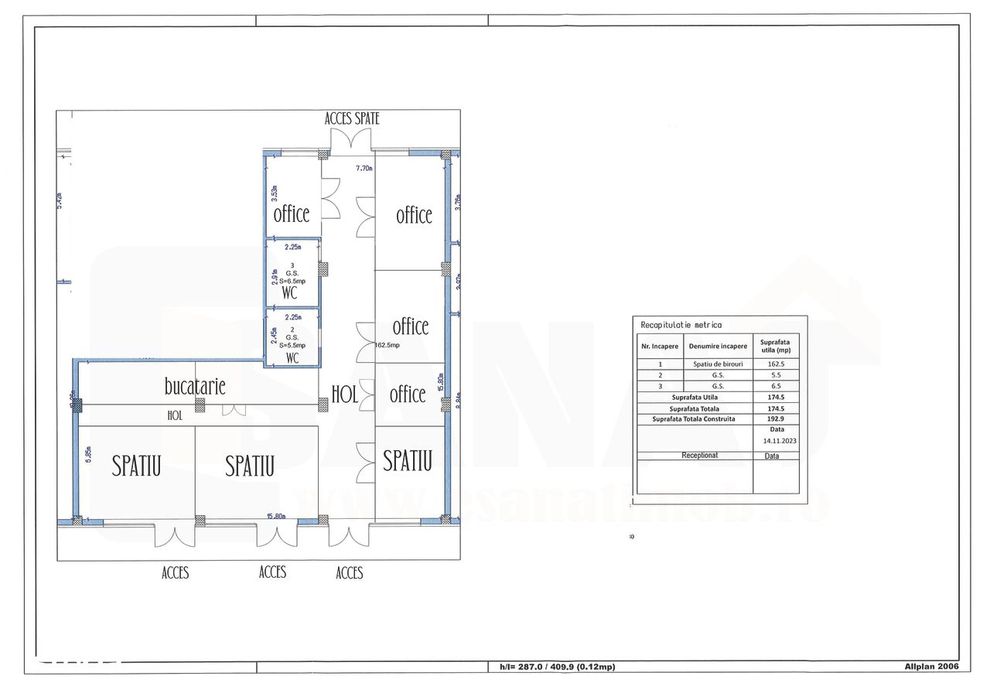 Spatiu NOU cu 7 Unitati | 174 mp| Office & Comercial | Turnisor |VIDEO