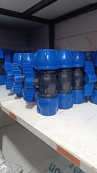 Фитинги компрессионные для ПНД труб