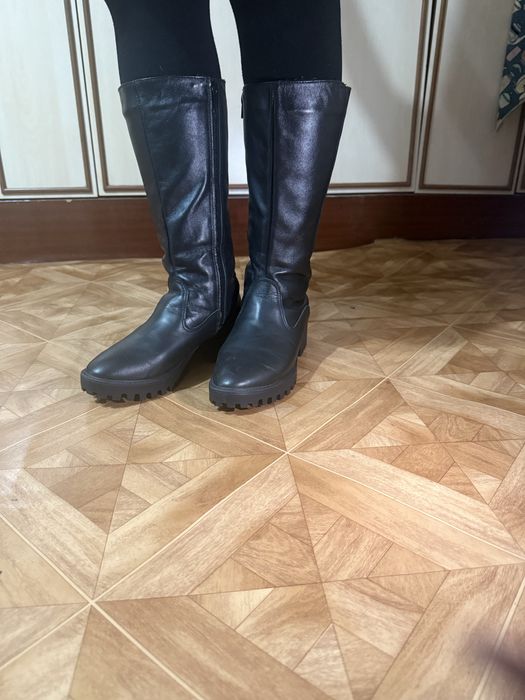 Сопоги зимние кожаные