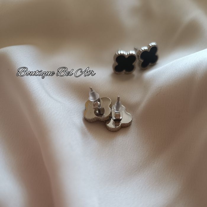 Комплект двулицево колие и обеци Van Cleef, комплект бижута