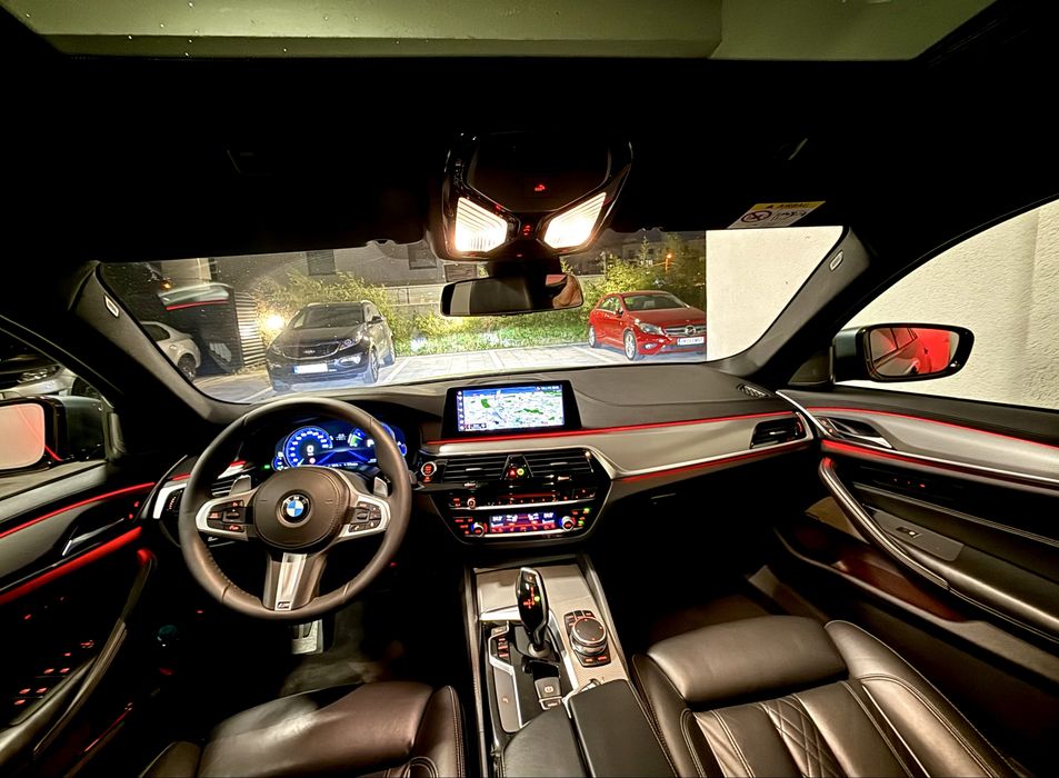 Bmw 540d Xdrive M-pachet 320cai piele Nappa  Harman&Kardon, panorama, model g30/ G31Led, Digital, camera.