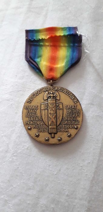 Medalia Victoria SUA WW1.