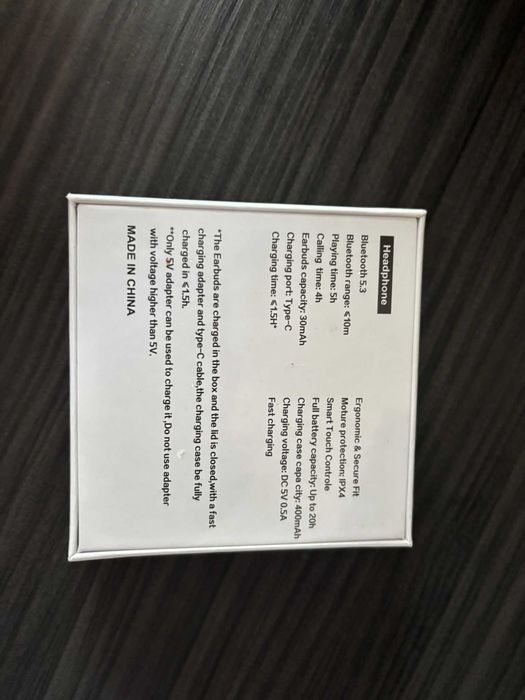 Vând Căști Wireless Bluetooth 5.3 HE-050, noi, sigilate