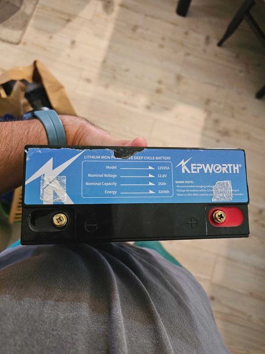 Батерия акумулаторна LiFePo4 12v 25Ah x2