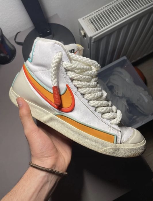 Nike Blazers Rope Laces Custom Made