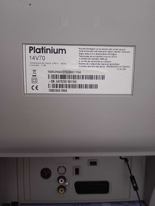 Televizor Sport CRT Platinium 14 inchi stare foarte buna