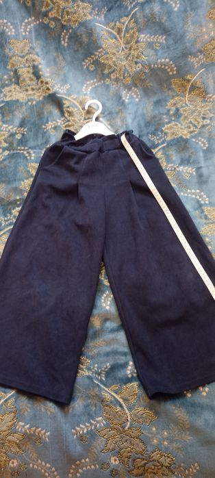 Брюки школьные, р. 134, замша