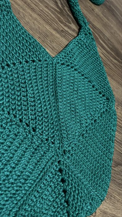 Модная сумка авоська ручной работы