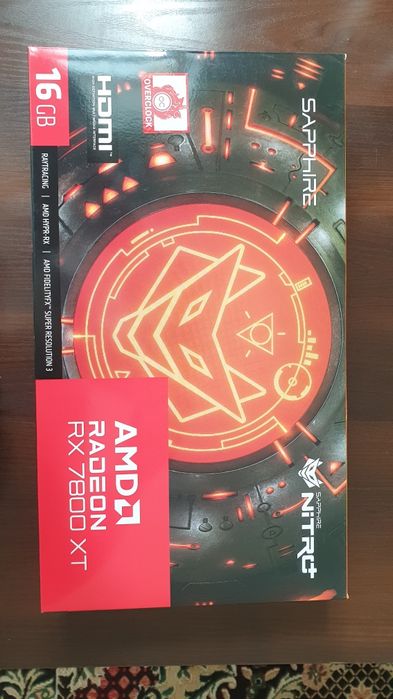 Продам полный комплект компютер Rx7800xt Sapphire nitro plus
