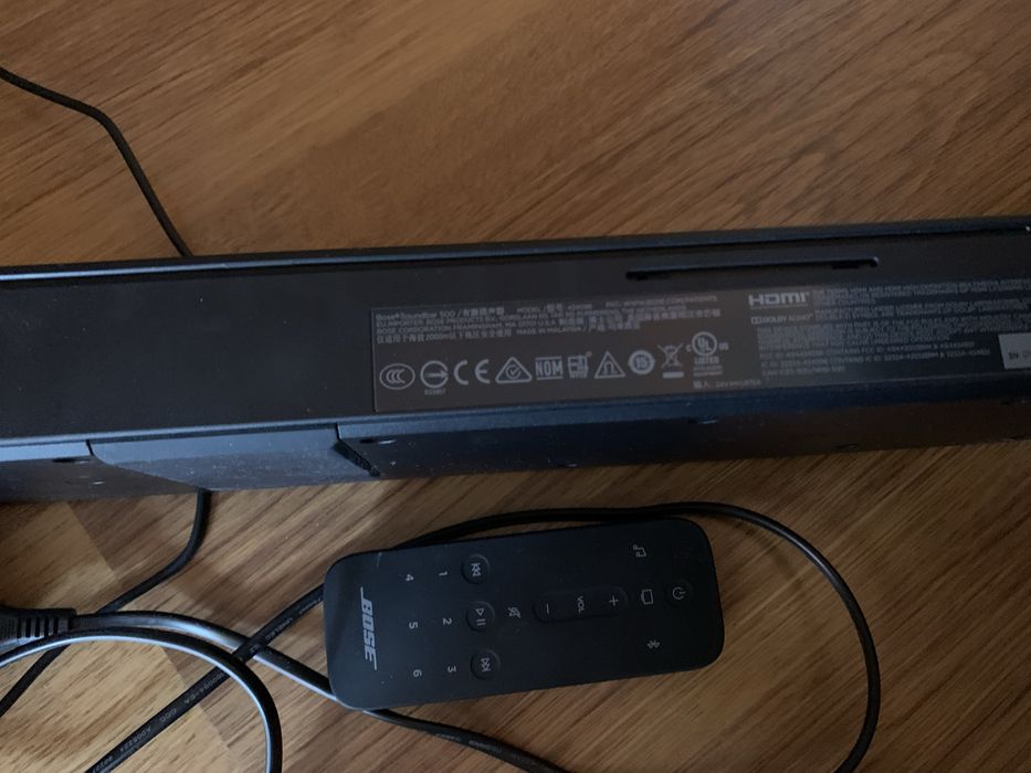 Bose 500 All in One Bluetooth Sound Bar with Built-In Alexa Black