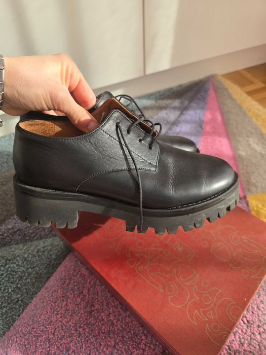 Pantofi vitello negru 37