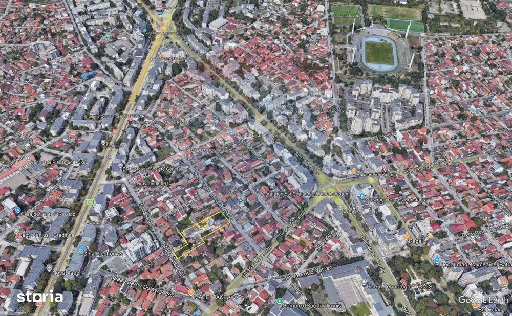 Teren de vanzare 2,818mp Constanta Strada B. P. Hasdeu si Salcamilor