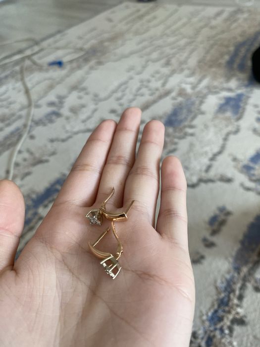 Золото Серьги 585 проба