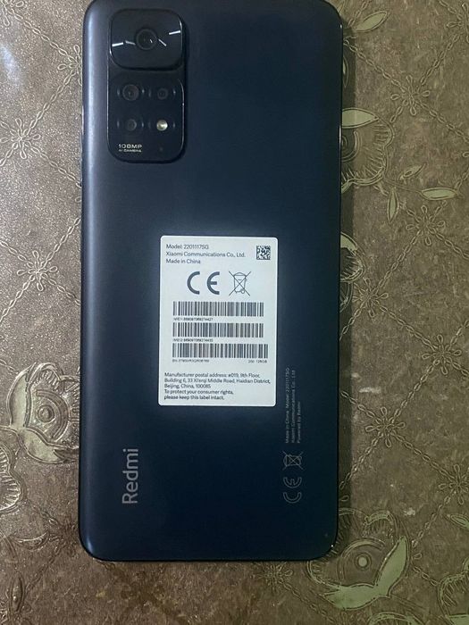 Redmi not 11 S 8/128 Kar dok bor ishonchli telefon 100%