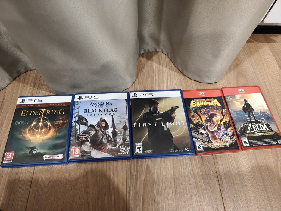 Продам игры для PS5 и Nintendo Switch 2