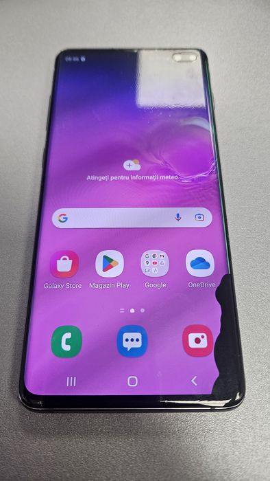 Samsung S10+ plus, pata pe display, 100% funcțional
