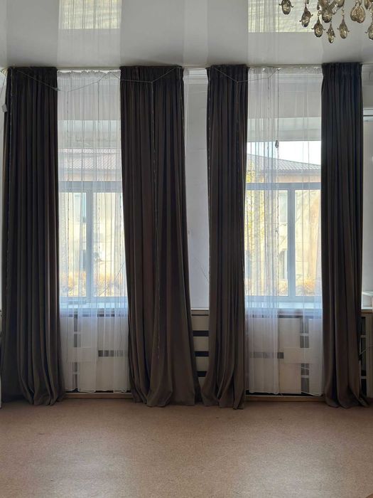 Шторы, тюль, люстры