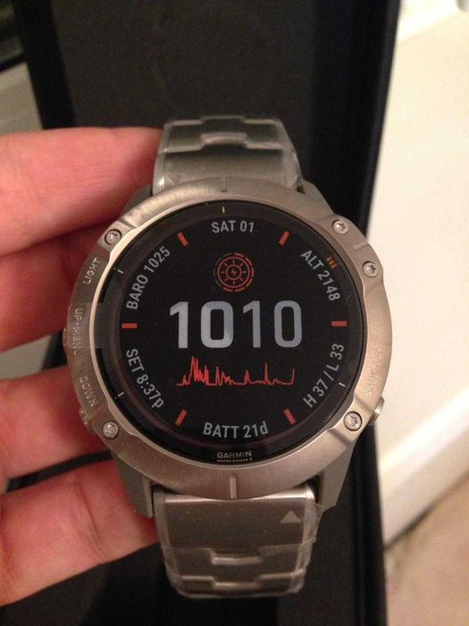 Garmin Fenix 6x Pro Solar Titan