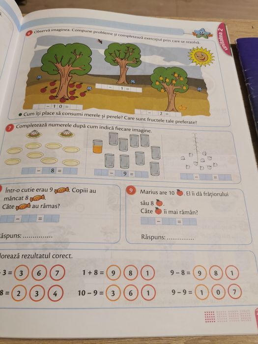 Lot caiete de lucru, manual cu cd și culegere, noi, clasa 1