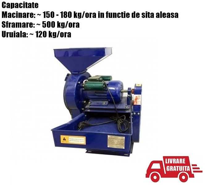 Moara Macinat Uruitor Ciocanele Cereale Desfacatoare Batoza Porumb 3n1
