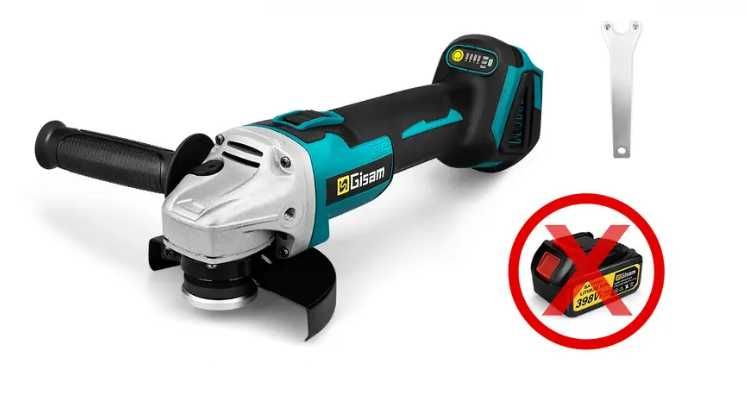 Безчетков Акумулаторен Ъглошлайф GISAM