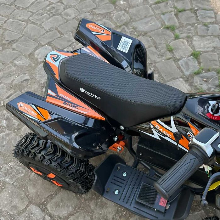 ATV electric NITRO ECO Python 1000W 36V Snowy tyre, cu 3 Viteze