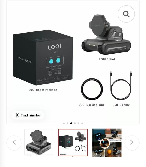 LOOI – Companion smart cu AI + încărcare wireless