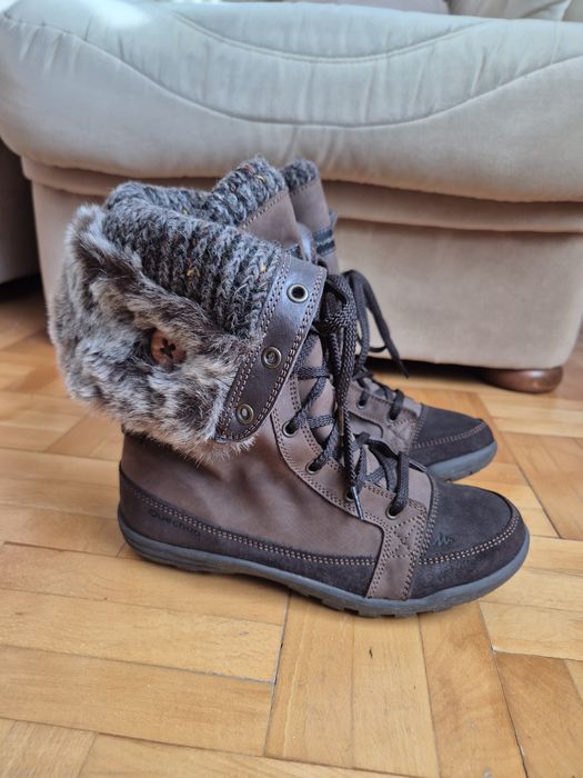 Cizme de iarnă Quechua Barp 700 Warm Novadry, Gorpcore Style - Dama 40